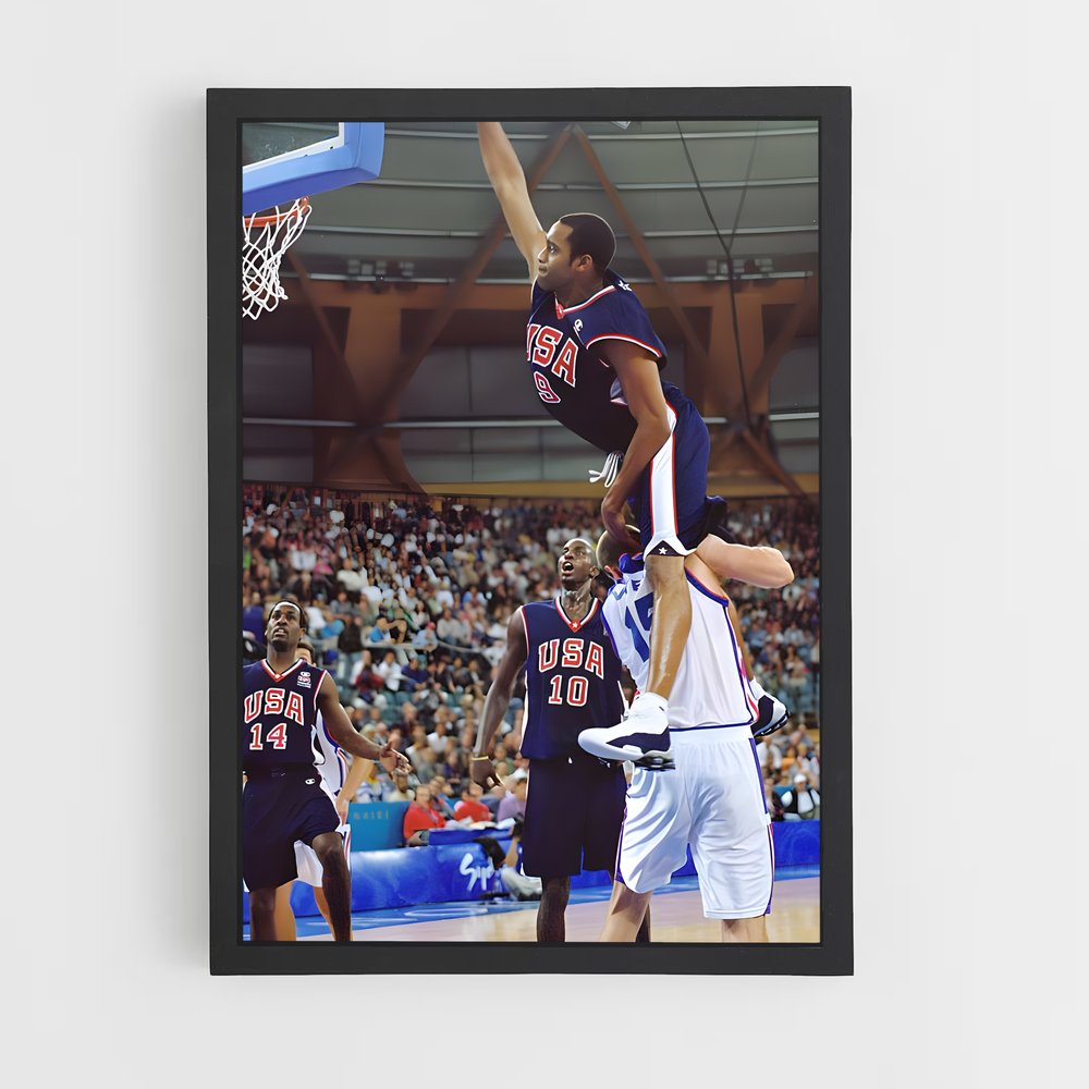Poster Vince en Vol – affiche Basketball (vue 2)